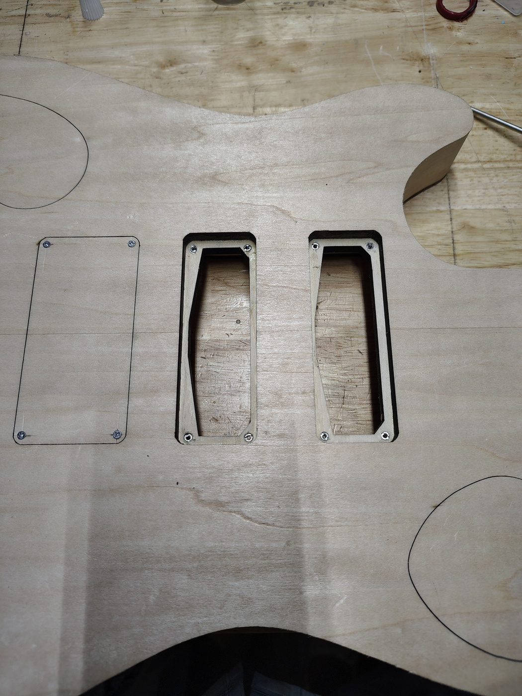 Attaching the pickup cover
plates