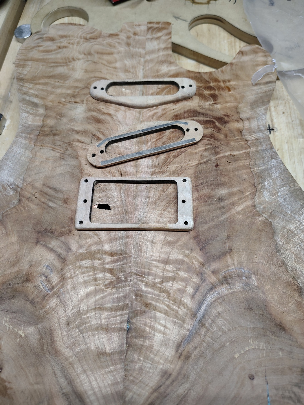 Pickup rings after sanding