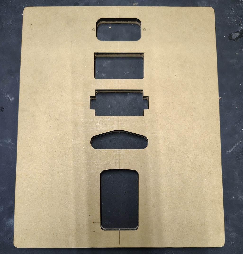 Routing template for neck
pocket and other things