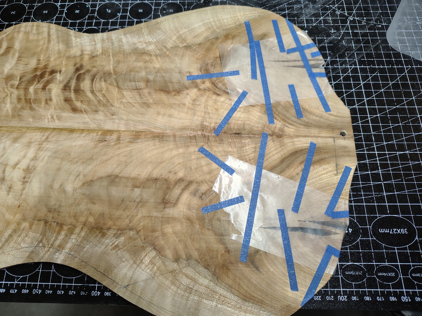 Preparing for turquoise inlay